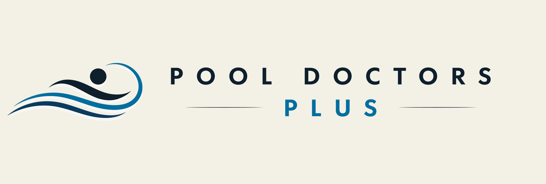 Pool Doctors Plus logo — scaled lockup